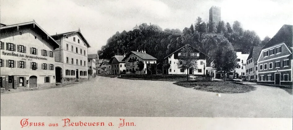 Marktbeleuchtung Marktplatz Neubeuern historisch